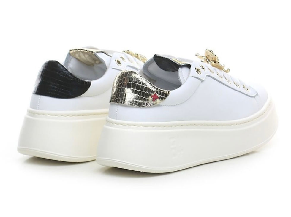 Thumbnail: SNEAKERS  O ZAPATILLAS DE PIEL GIO + Art. PIA438A BLANCOSNEAKERS  O 