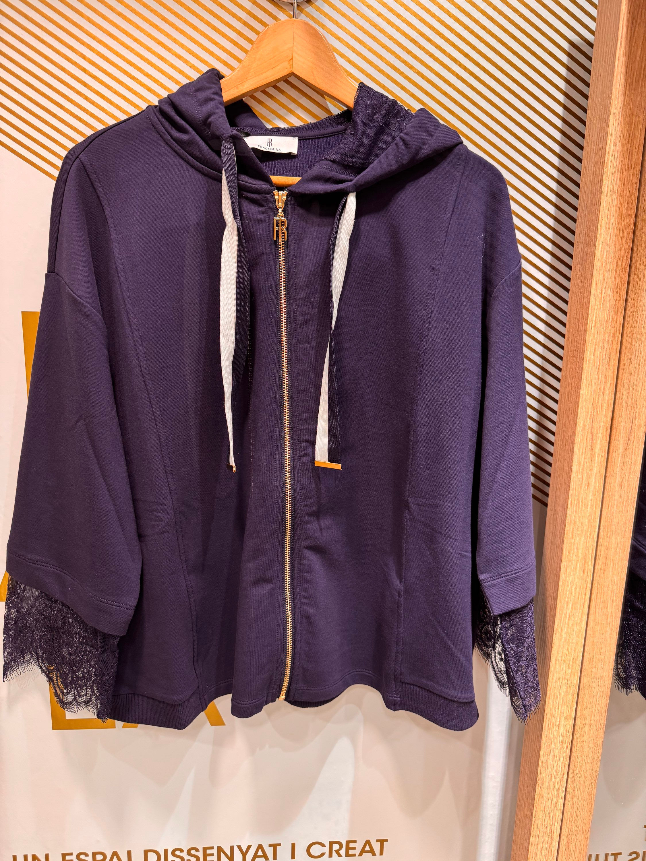  SUDADERA MARÍ BLONDA  FRACOMINA