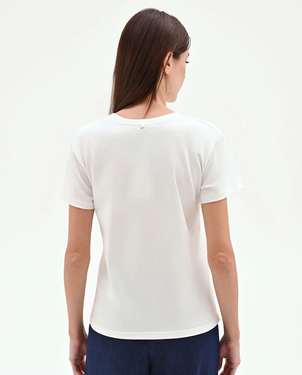 Miniatura: CAMISETA MIRANDA THE DEVIL WEARS PRADA' BLANCA DE ALGODÓN