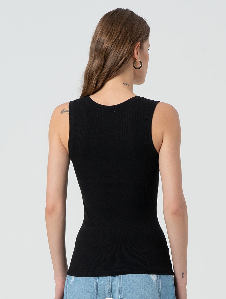 Miniatura: TOP LOGO  BLACK FRACOMINA