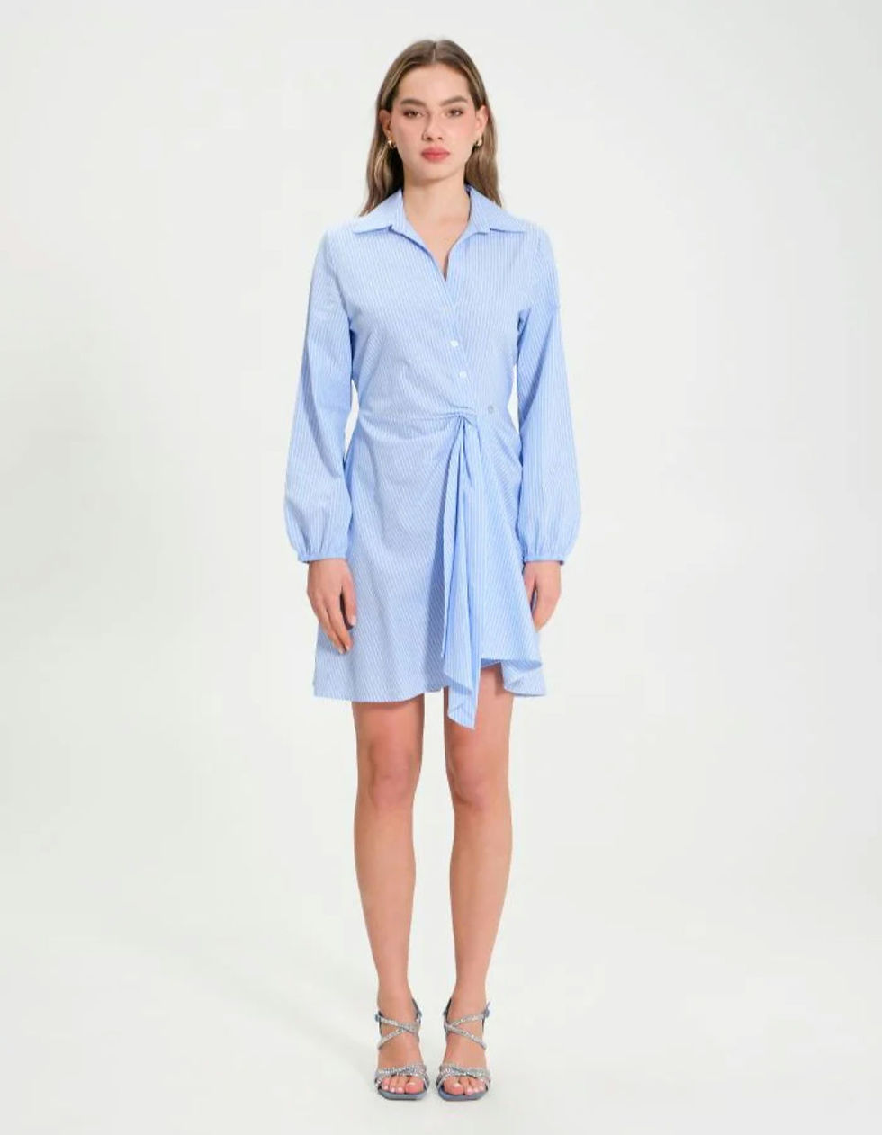Miniatura: VESTIDO CAMISERO A RAYAS RINASCIMENTO