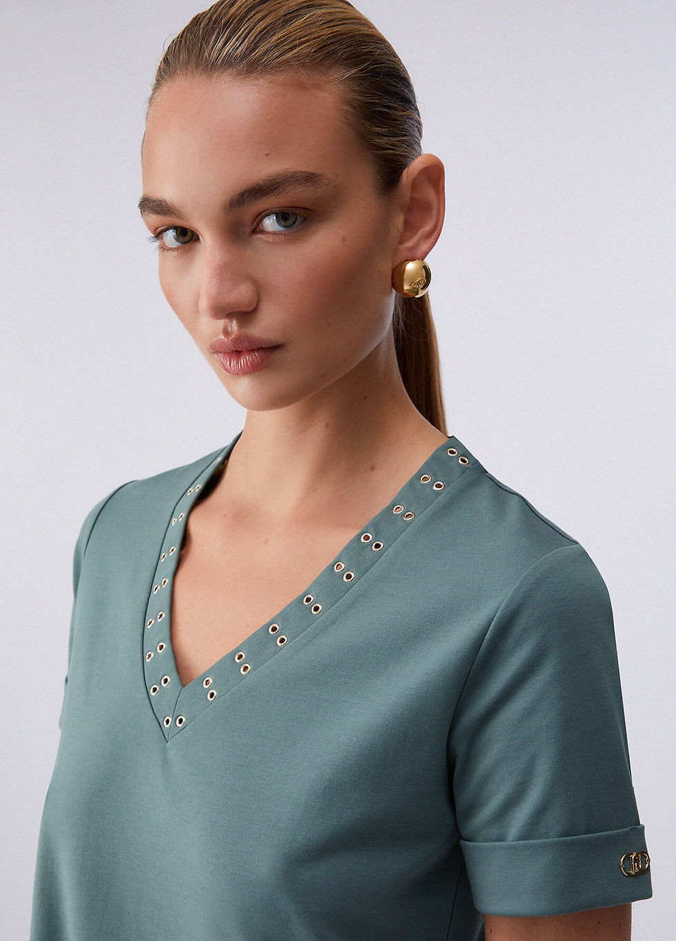 Miniatura: 25 VESTIDO DE PUNTO MILITAR LIU·JO TA6296J3855