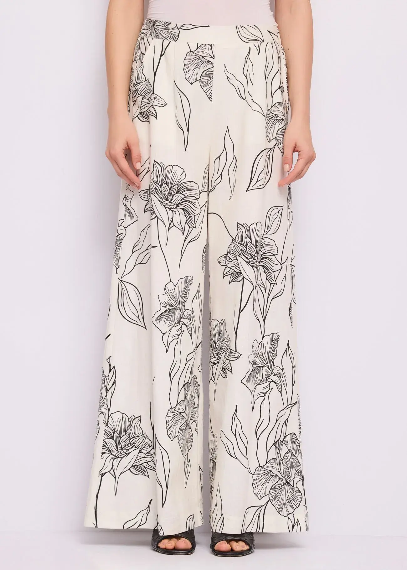 PANTALÓN CON ESTAMPADO FLORAL GAUDÌ