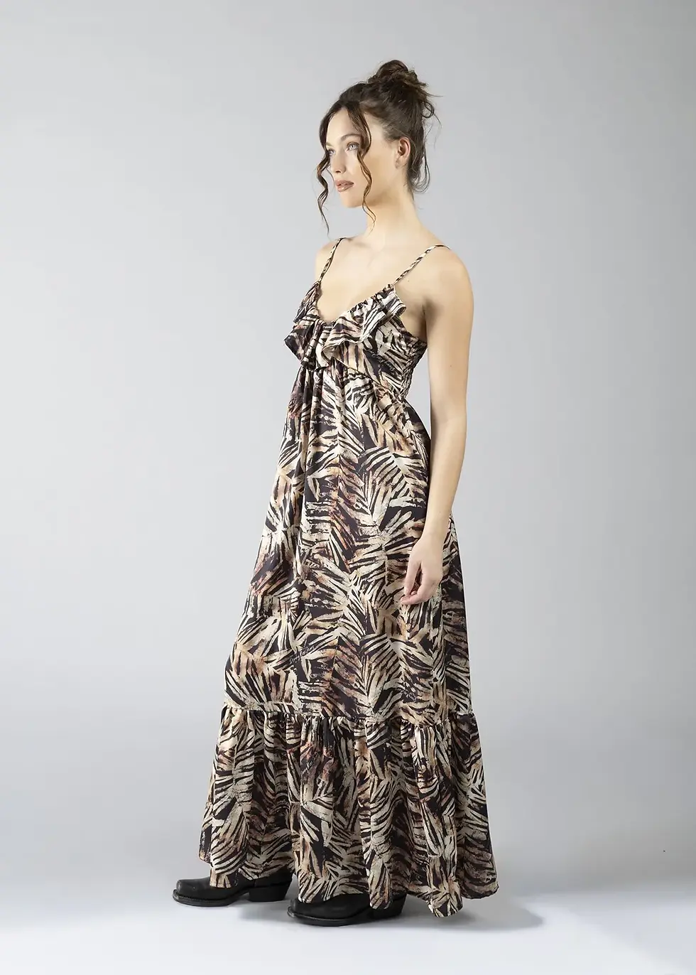 Miniature : VESTIDO LARGO ESTAMPADO SELVA  DENNY ROSE 611ND15010