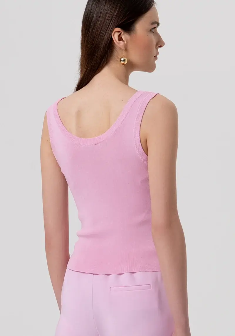 Thumbnail: ROBBI TOP BÁSICO ROSA FRACOMINA