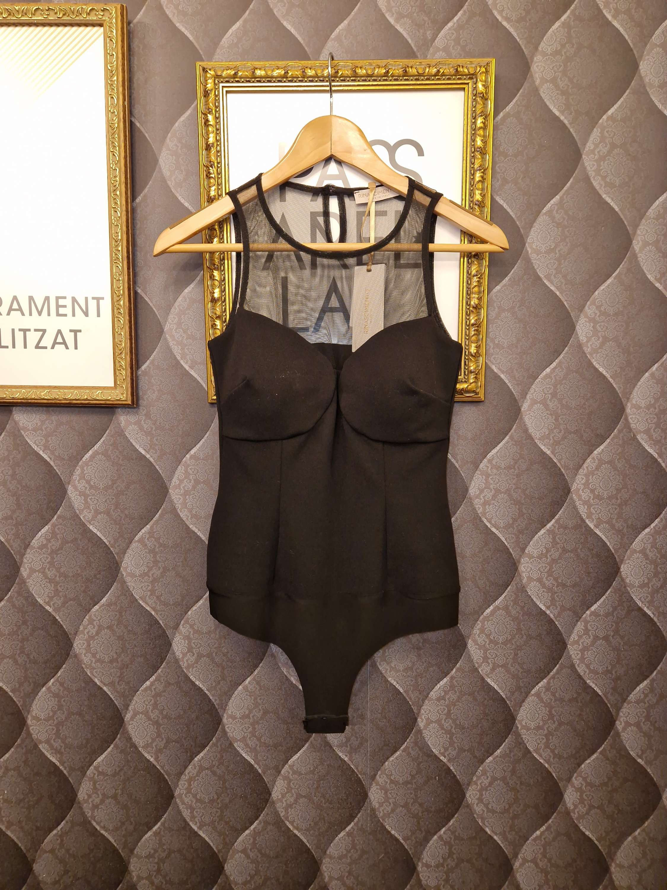 BODY CON INSERTO EN TUL RINASCIMENTO