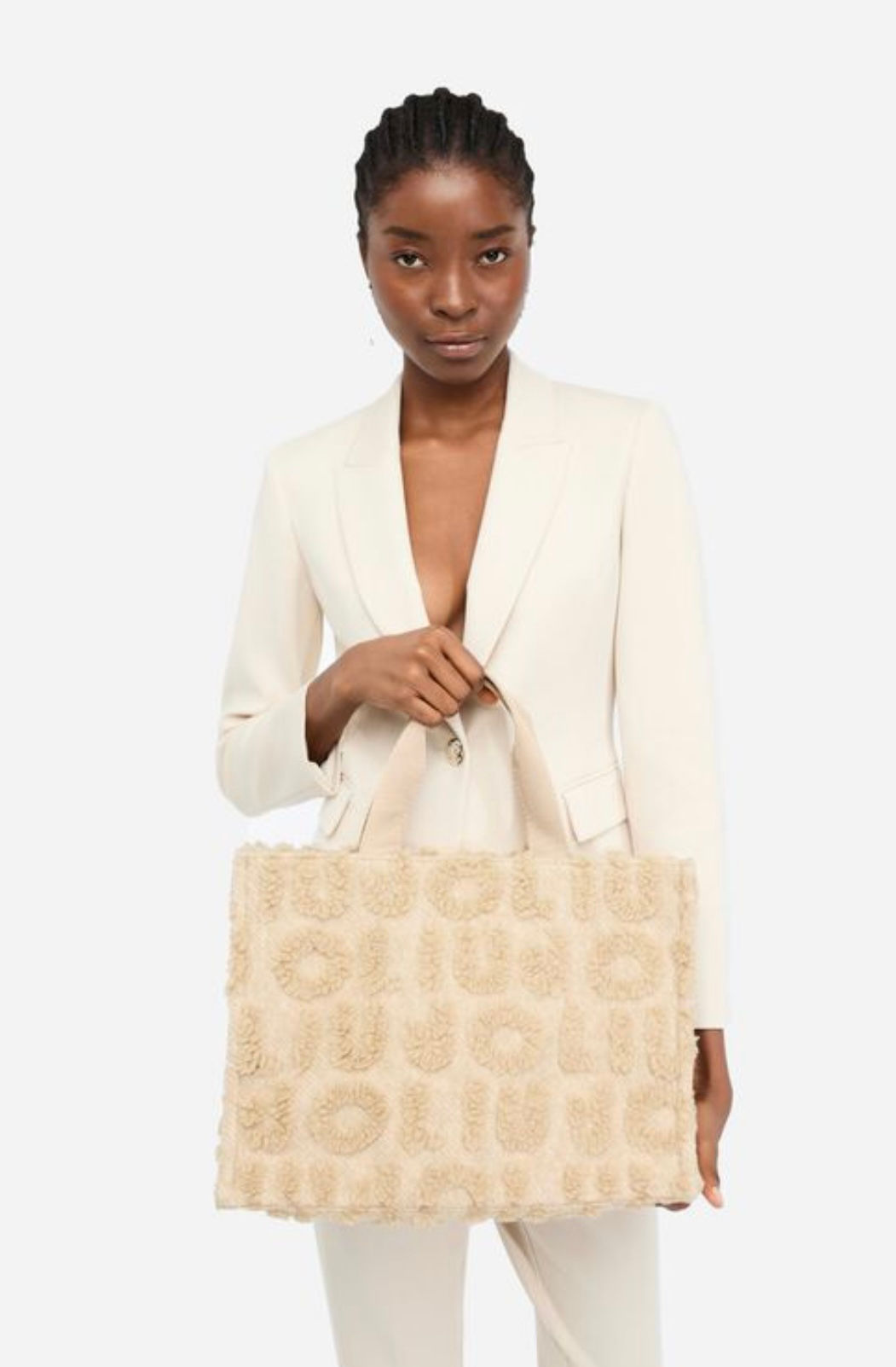 BOLSO TOTE MEZCLA DE LANA LIU•JO