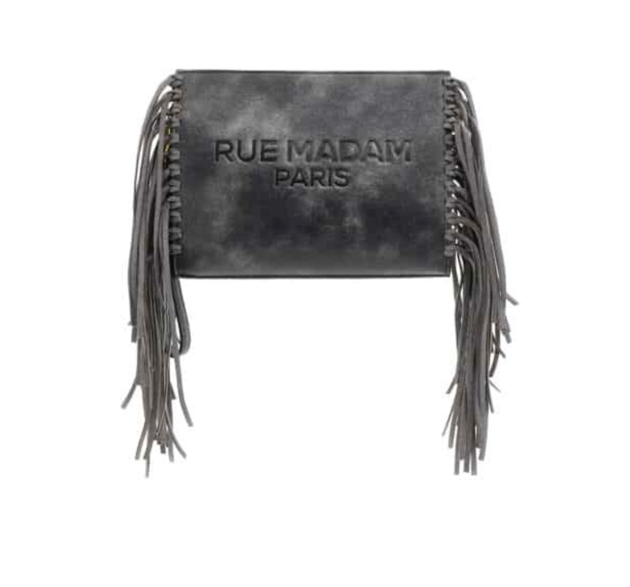 BOLSO TEXAS CLUTCH NEGRO VINTAGE RUE MADAM
