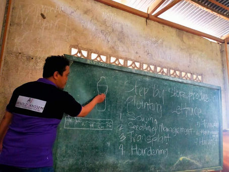 Skills training on Organic Agriculture