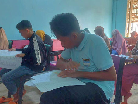 Summative Test at School of Hope, Marawi City