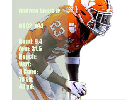 Andrew Booth Jr Scouting Report