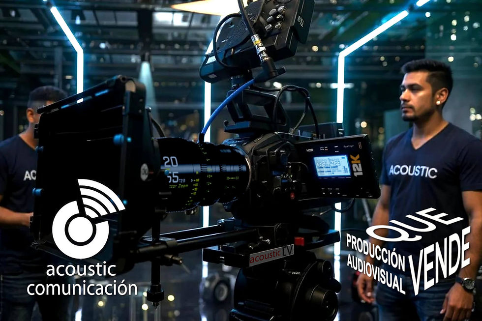 Producción Audiovisual que vende por Acoustic Comunicación