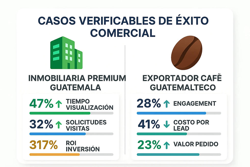 Infografía casos de éxito por Acoustic Comunicación