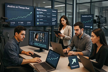 equipo de video marketing por Acoustic Comunicación