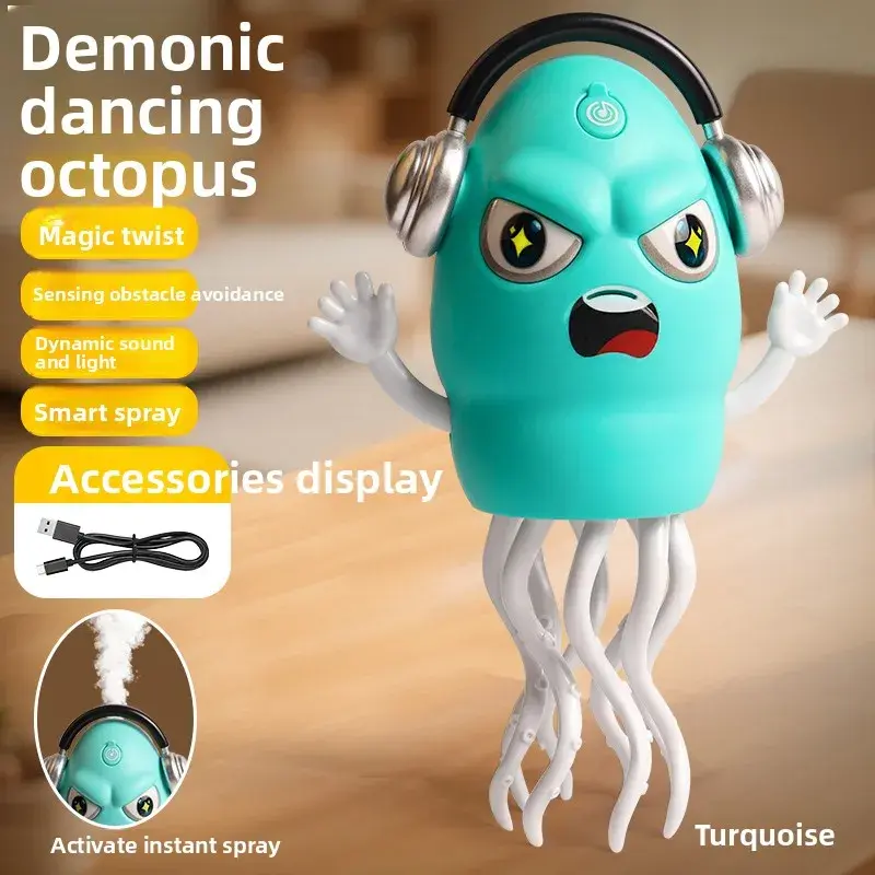 Thumbnail: Dancing Octopus Kid Electronic Pet Toys Cartoon Interactive Development Moving E