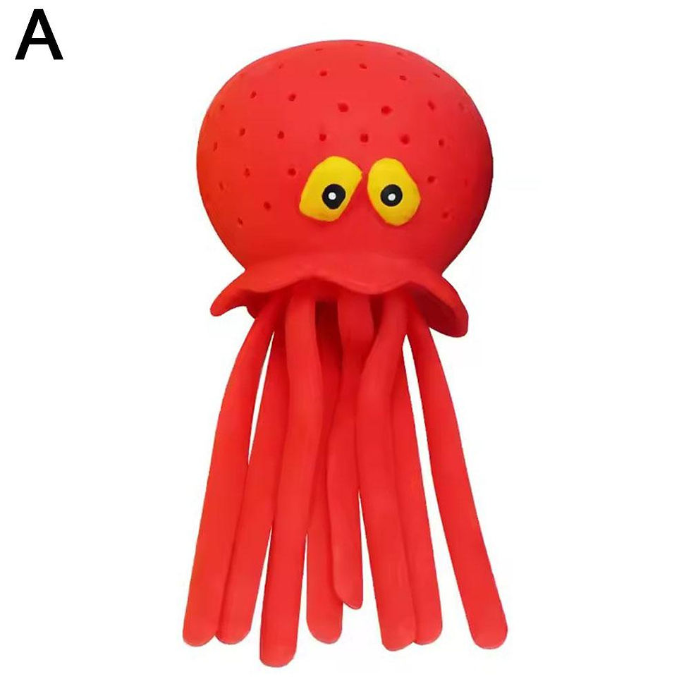 Thumbnail: Baby Bath Toys Sponge Water Absorbing Octopus Squeezing Stress Relief Toys Summe