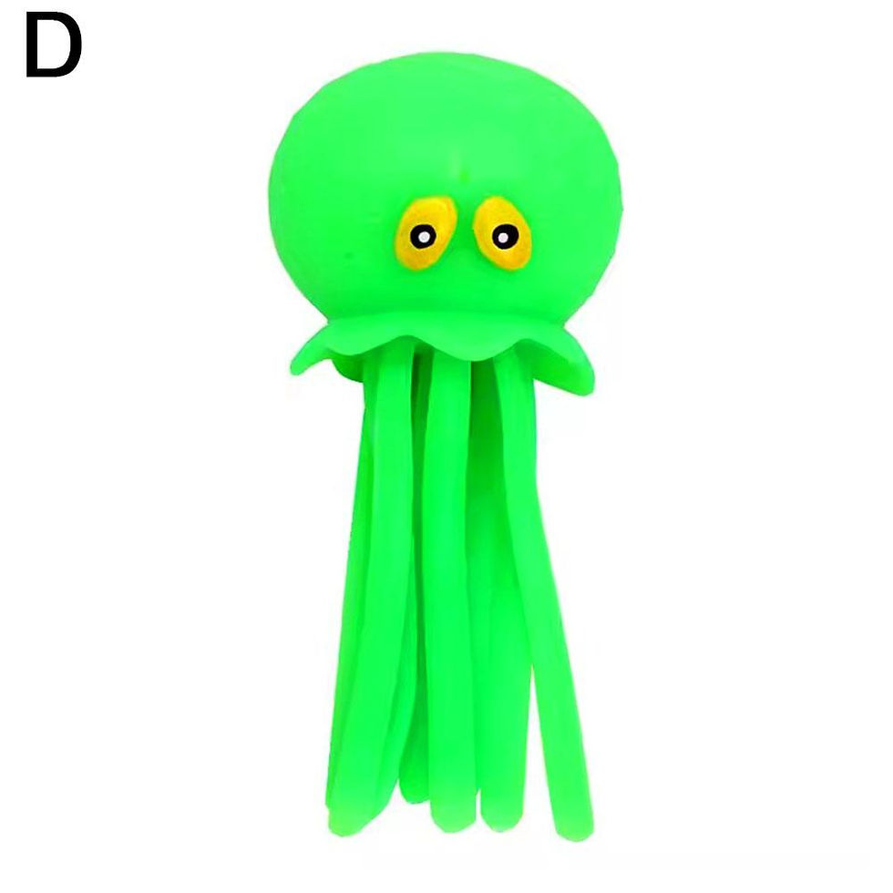 Thumbnail: Baby Bath Toys Sponge Water Absorbing Octopus Squeezing Stress Relief Toys Summe