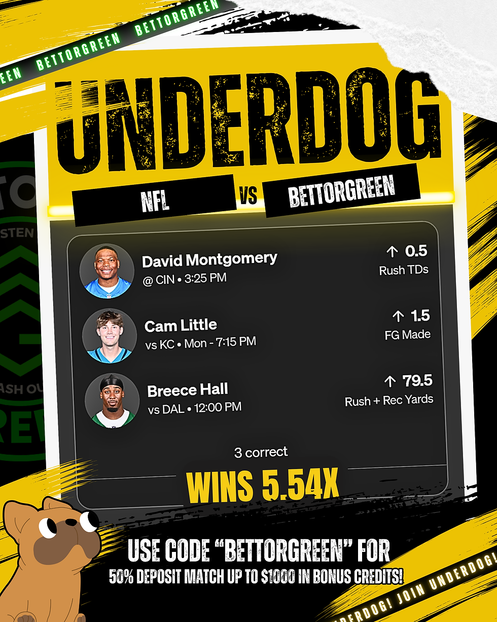 Week 2 NFL DFS Underdog
