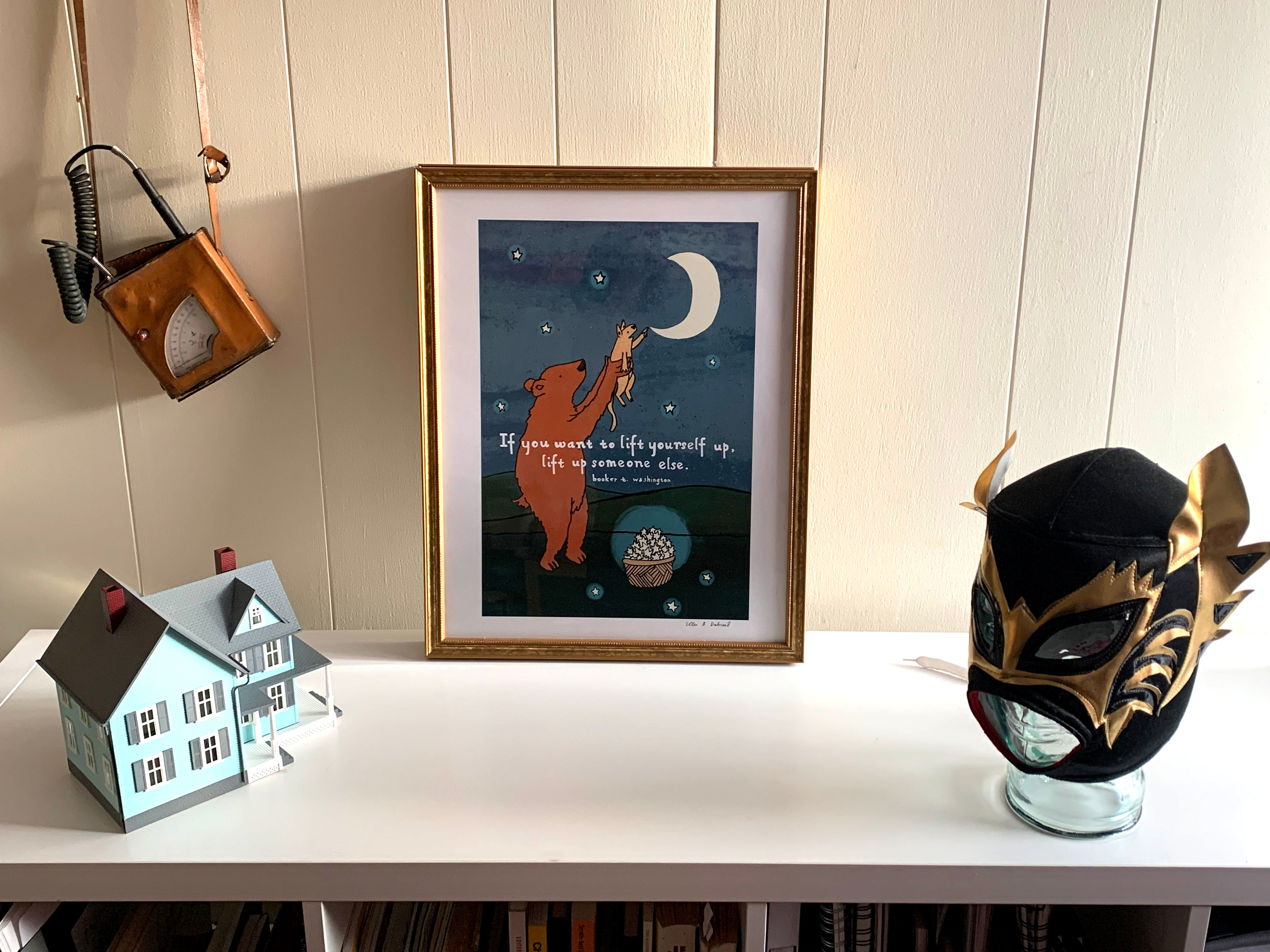 Lift Up Someone Else: Medium (14 x 18) Framed Print