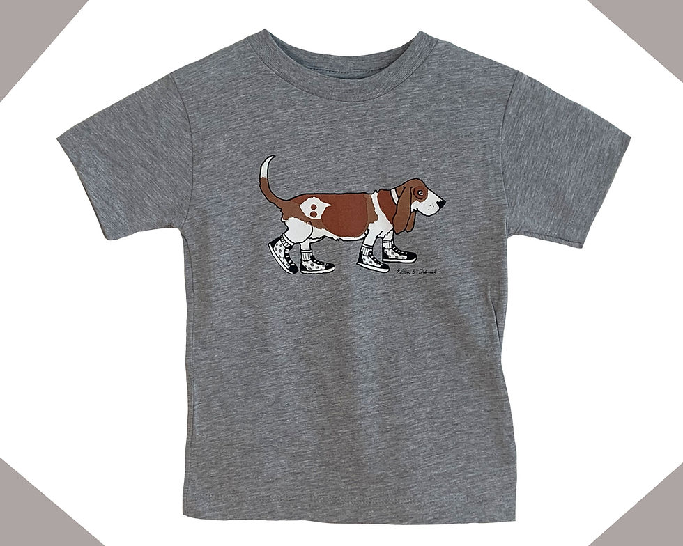 Thumbnail: The Sneaky Basset (Kid's Tee)