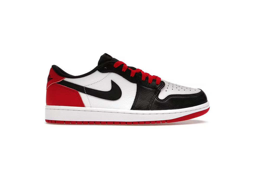 Jordan 1 Low “Black Toe”