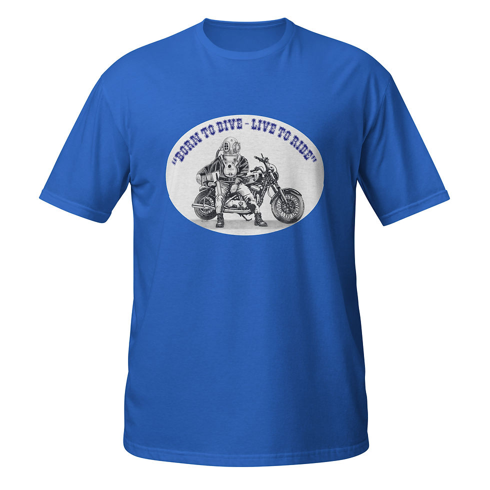 Thumbnail: Born to Dive - Live to Ride (T-Shirt)