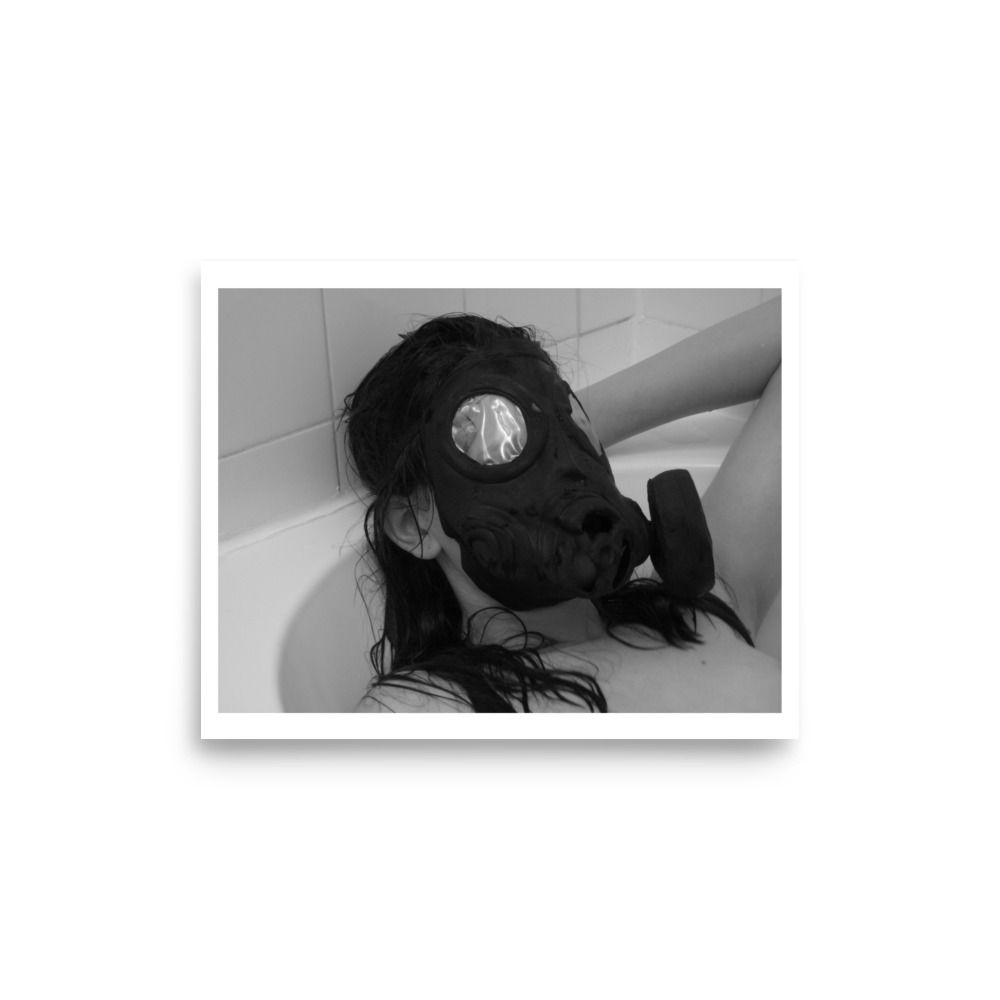 The Girl Wearing A Gas Mask