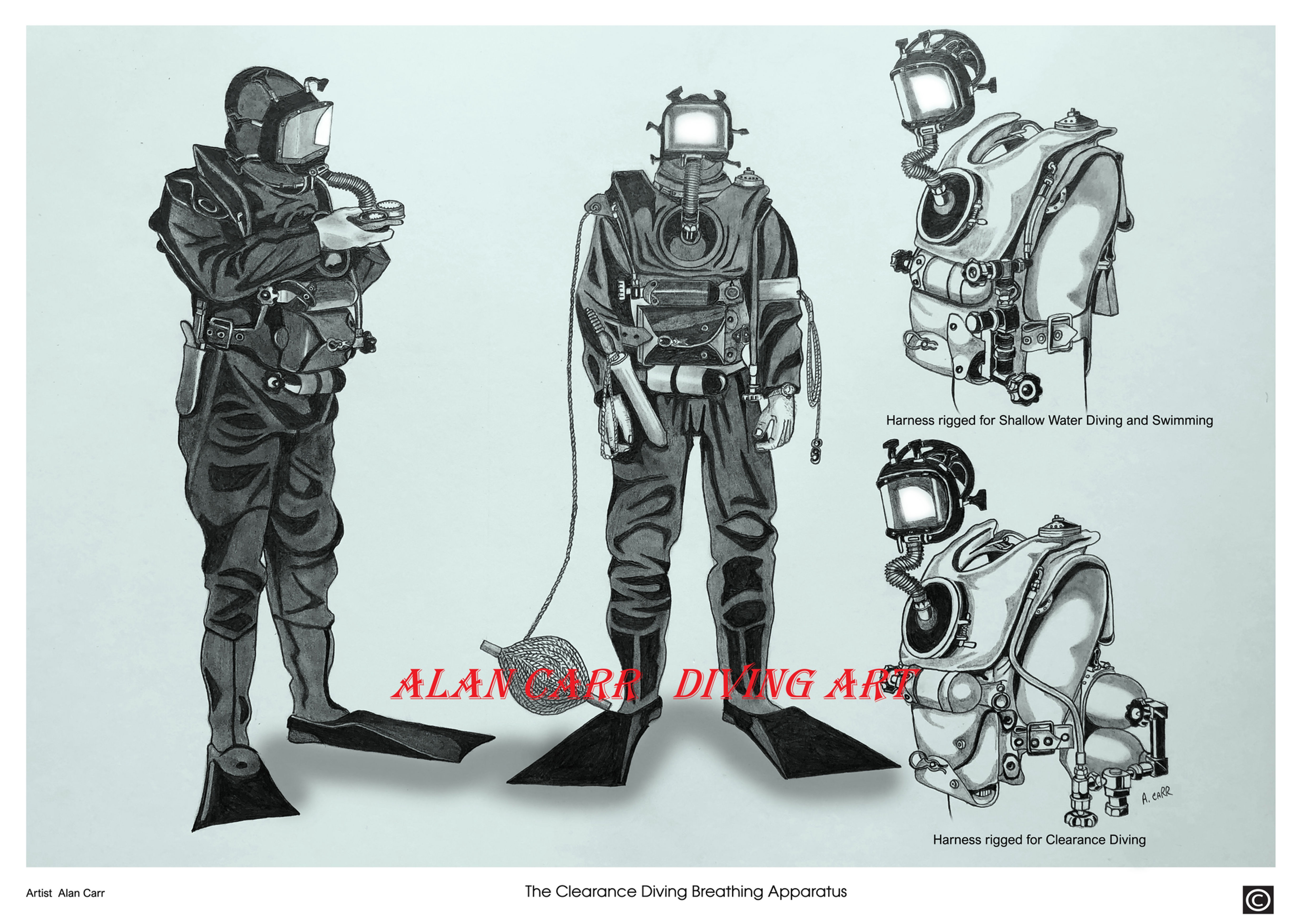 The Clearance Divers Breathing Apparatus