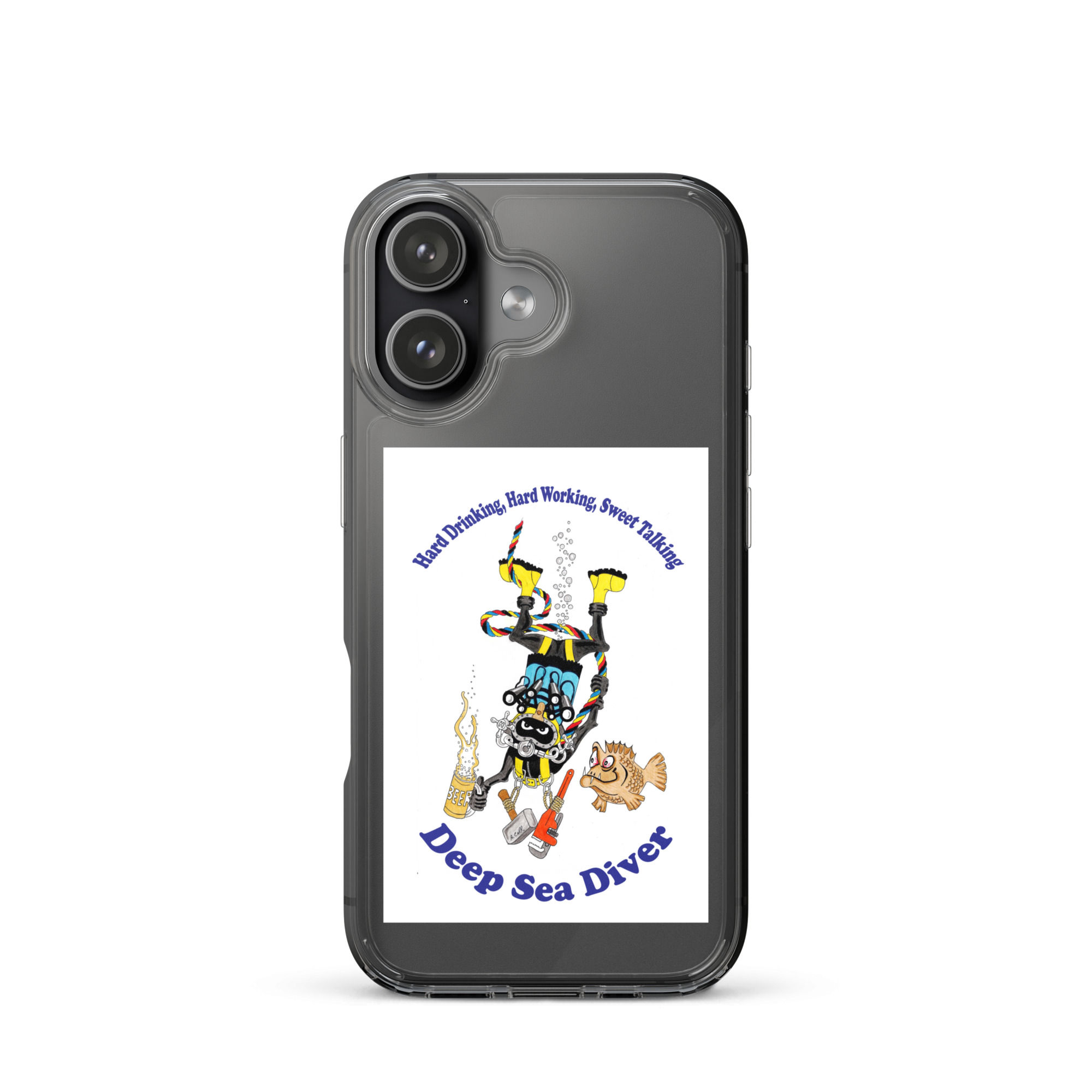 Deep Sea Diver - Clear Case for iPhone®