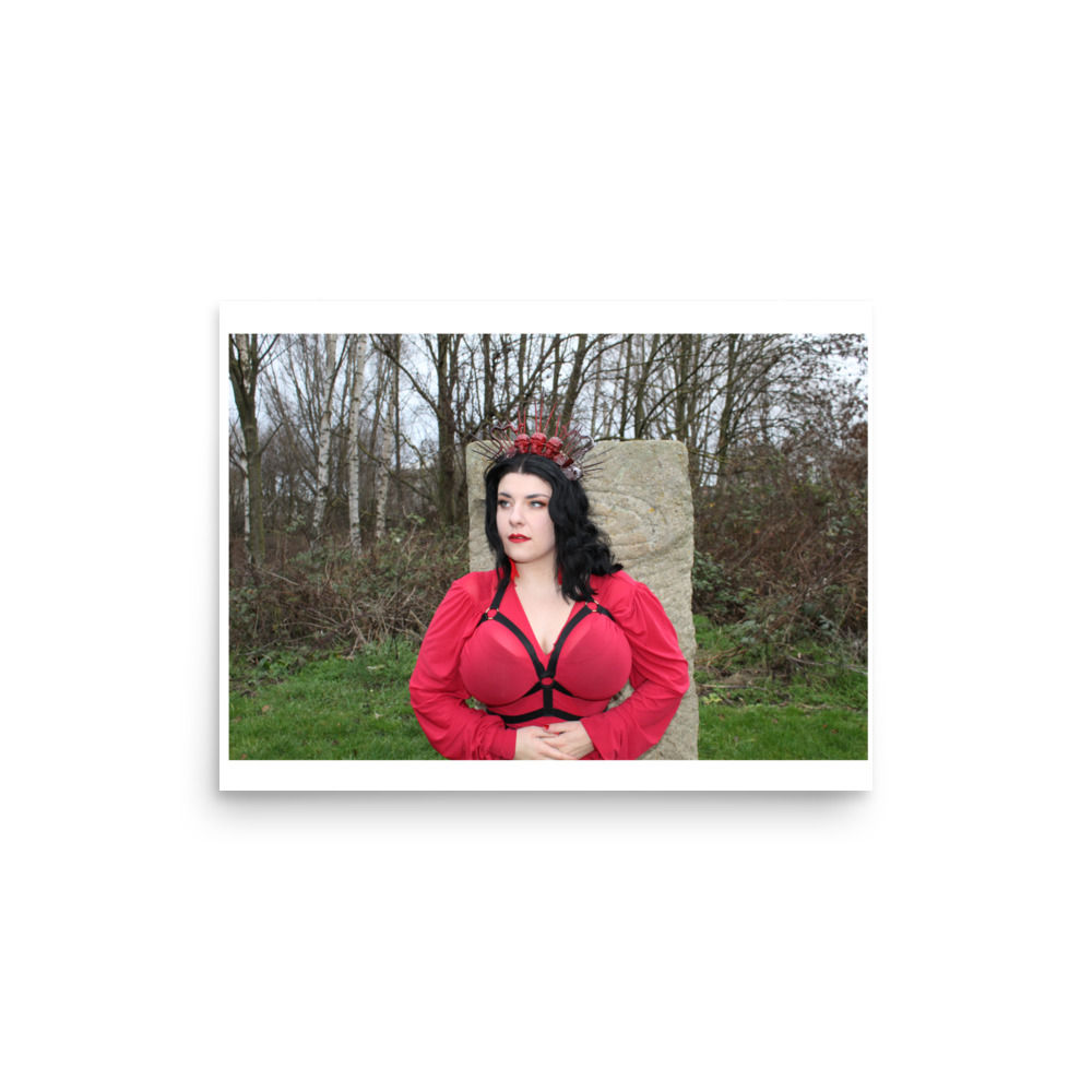 The Red Dress at Stone Circle