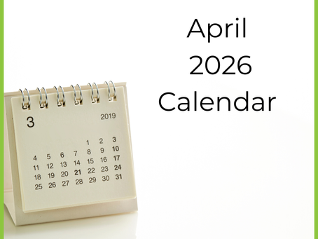 April 2026 Calendar