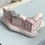 Miniatura: Vintage Shabby Pink Victorian Christmas Village Accessories Snowy Glitter Fence