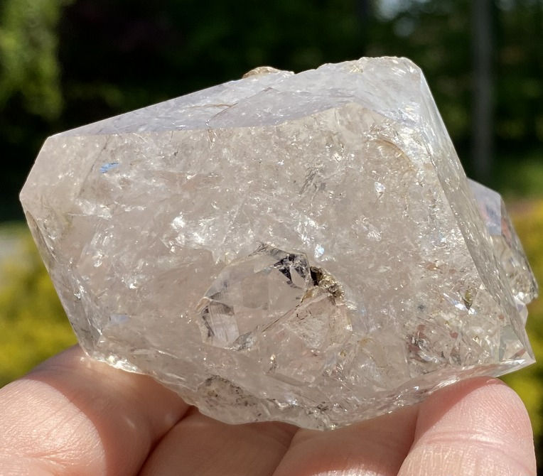 Thumbnail: Large Herkimer Diamond with Rainbows, Ascension Crystal, Clear Quartz