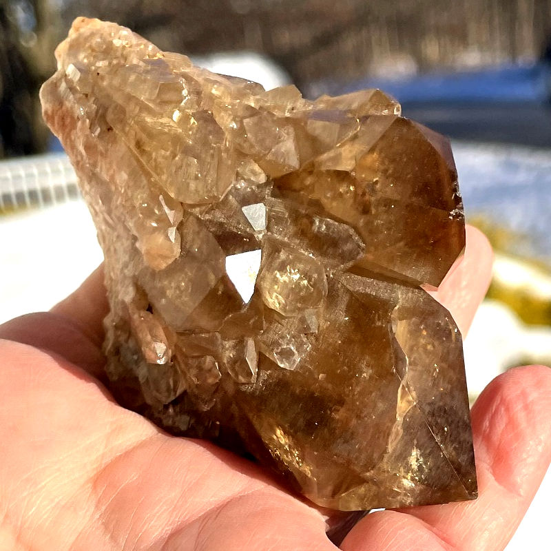 Thumbnail: Congo Citrine Kundalini Quartz Crystal, Abundance Quartz, Manifestation