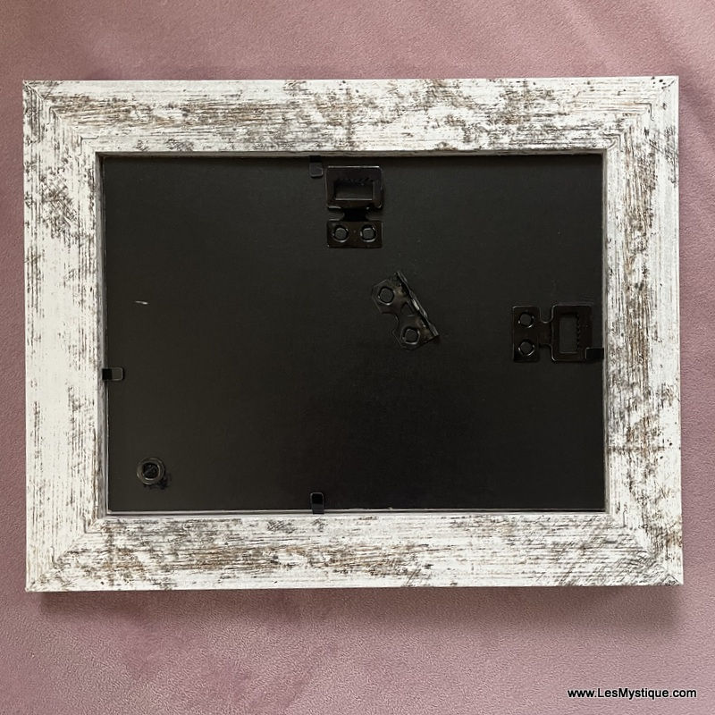 Thumbnail: French Art Shabby French Framed Print Crowned Bird Pink Flowers French writing