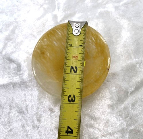 Thumbnail: Gold Quartz Gemstone Bowl, Manifestation, Personal Power, Golden Ray