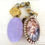 Thumbnail: Vintage Virgin Mary Locket, Cameo Pendant, Prayer Beads, Catholic Faith Jewelry