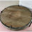 Miniatura: Rustic Reclaimed Wood & Iron Tray Round Farmhouse Tray with Handles