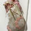 Thumbnail: Vintage Shabby Christmas Stocking Ornament Pink & Gold Holiday Décor