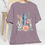 Miniatura: Art T-Shirt Crystals & Flowers Mystical New Age Apparel Artistic gift