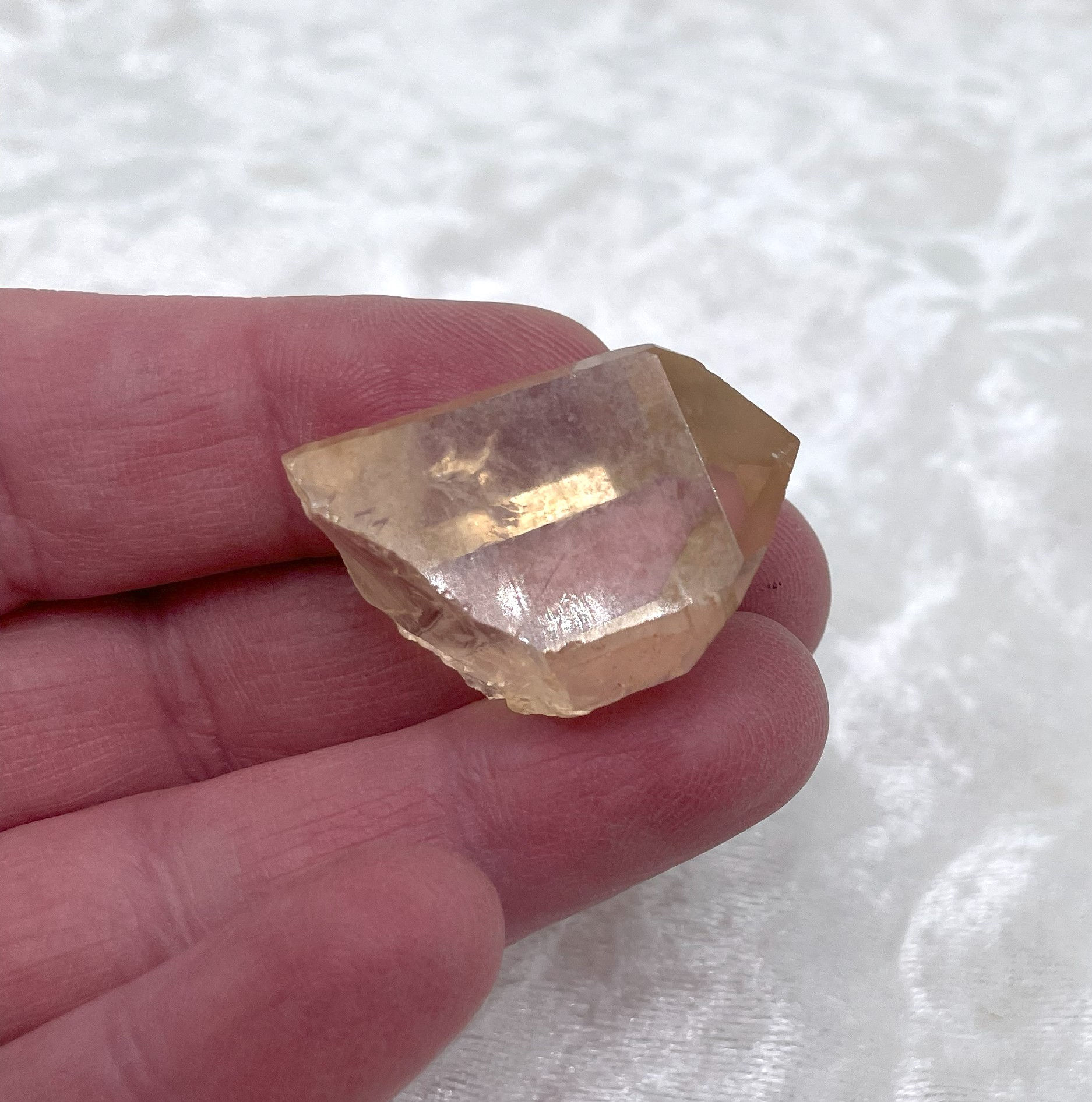 Natural Water Clear Citrine Quartz Crystal Manifestation Energy