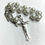 Miniatura: White Glass Pearl 1 Decade Rosary Beads Religious Statue Jewelry Embelli