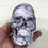 Miniatura: Rare Purple Dendritic Opal Skull, Amethyst Sage, Merlinite Agate, New Beginnings