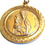 Miniatura: Large Vintage Catholic Holy Medal, Saint Anne and Virgin Mary Pendant