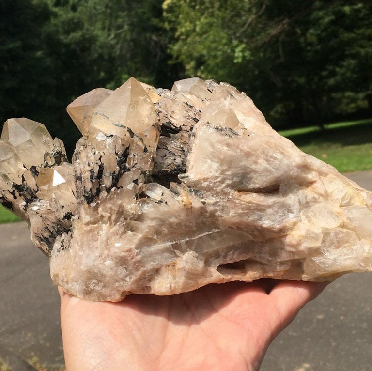 Thumbnail: 6.4Lb Large Congo Citrine Abundance Kundalini Quartz Cluster Atlantean Energy