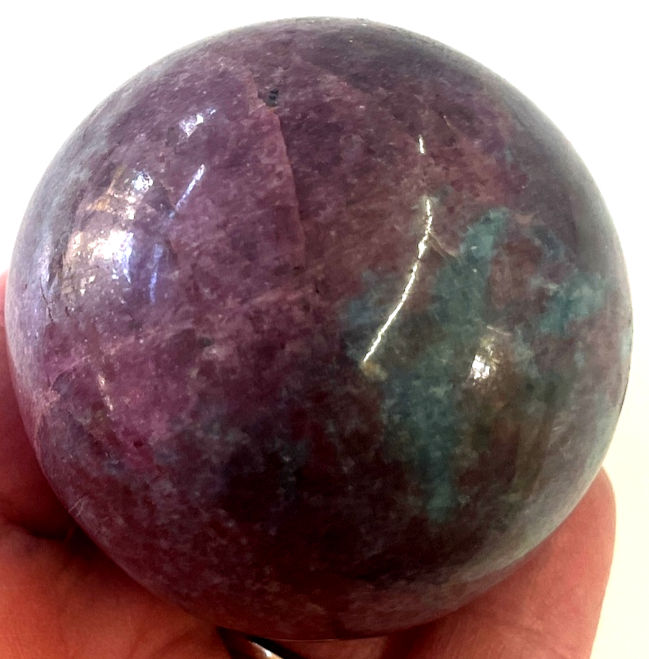 Thumbnail: Ruby Kyanite Sphere, Metaphysical Crystal Ball Automatic Writing Psychic Ability
