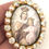 Miniatura: Vintage Our Lady of Mount Carmel Prayer Locket, Virgin Mary Cameo Pendant