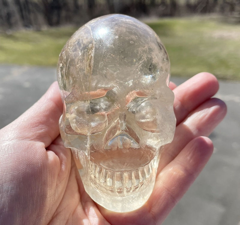 Thumbnail: Clear Citrine Crystal Skull, Manifestation, Success and Abundance