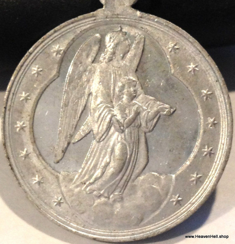 Thumbnail: Vintage Holy Medal Guardian Angel Saint Joseph Catholic Religious Jewelry