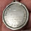 Miniatura: Rare Large 1922 Vintage Art Medal, Angel Cherub Cross Colgante, Artista firmado